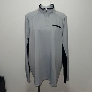 Fila Gray Black XXL Long Sleeve Athletic Shirt